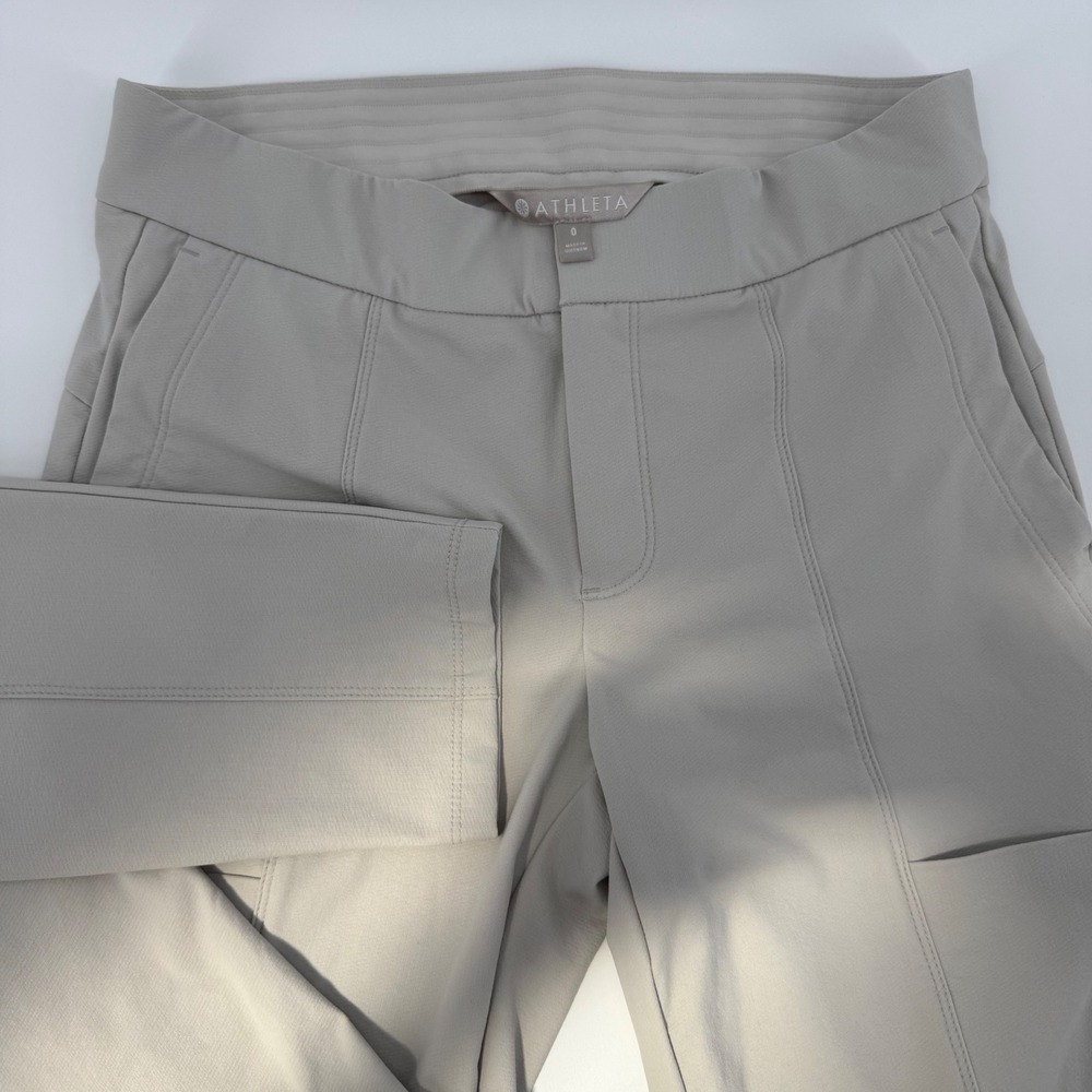 Athleta Headlands Hybrid Trek Tight Pants Gray Size 0 Skinny Hiking Utility